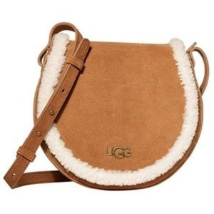 UGG Sharon Sheepskin Trimmed Crossbody Bag